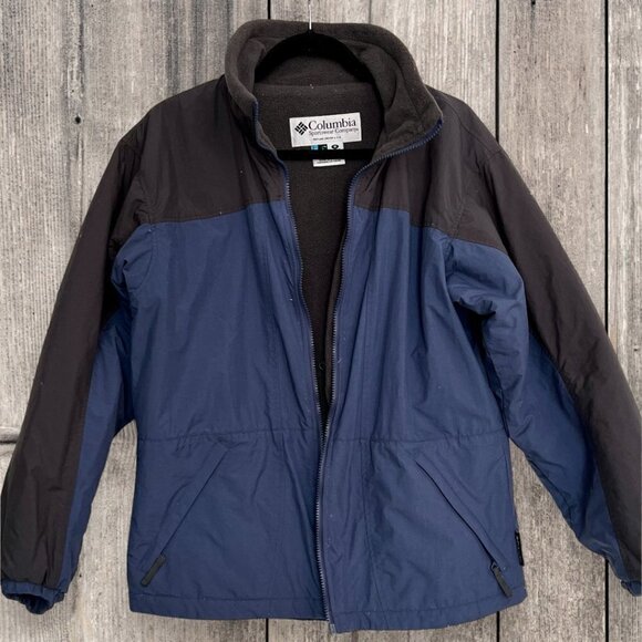 COLUMBIA Bugaboo 3-IN-1 Fleece Interchange Hooded Ski Snowboard Jacket Coat M - Picture 10 of 15